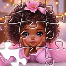 Black Jigsaw - Jigsaw Puzzles のアイコン